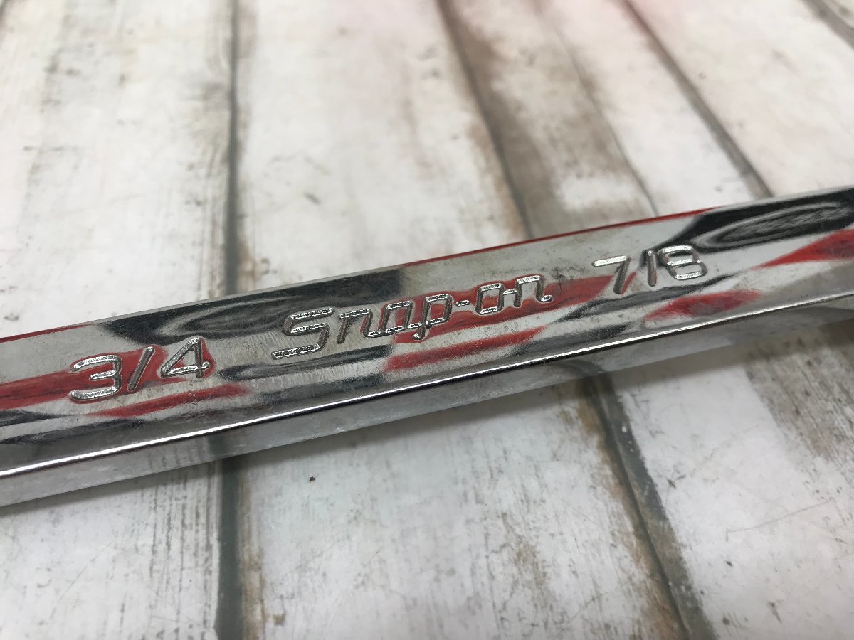 ★レターパック送料込み★スナップオン 中古品 RXFS2428B ダブルエンド フレアナットレンチ 3/4 7/8 Snap-on【ハンズクラフトうるま店】_画像4