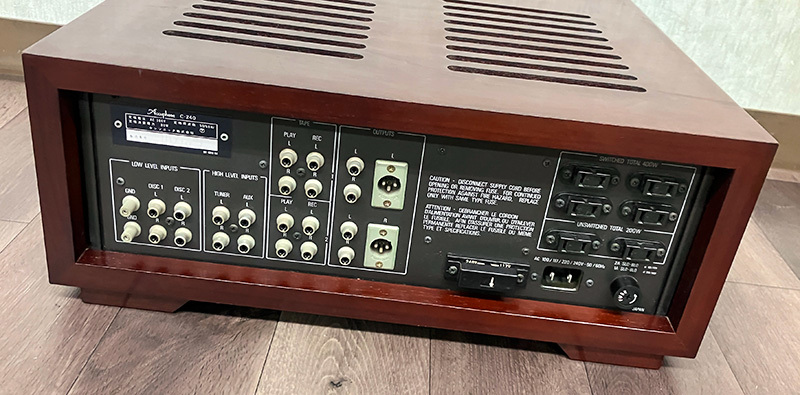 ■Accuphase C-240 ステレオコントロールアンプ ウッドケース付き アキュフェーズ■_画像5