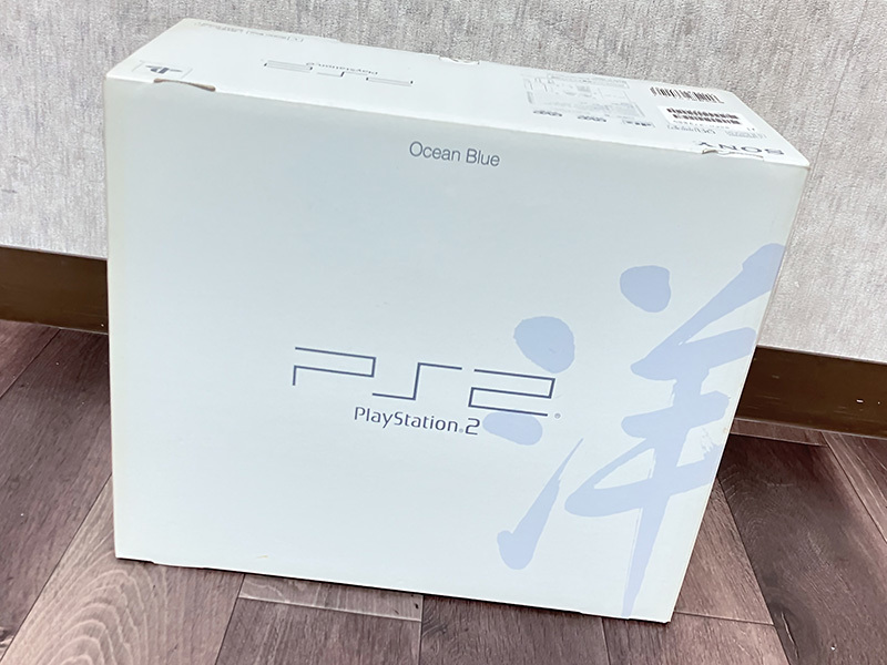 ■未使用品■SONY PS2 オーシャンブルー SCPH-37000L 限定カラー PlayStation2 プレイステーション2 プレステ2 ソニー■_画像1