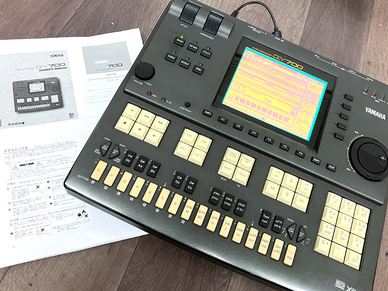 □YAMAHA QY700 ミュージックシーケンサー 最上位 ヤマハ□(リズム