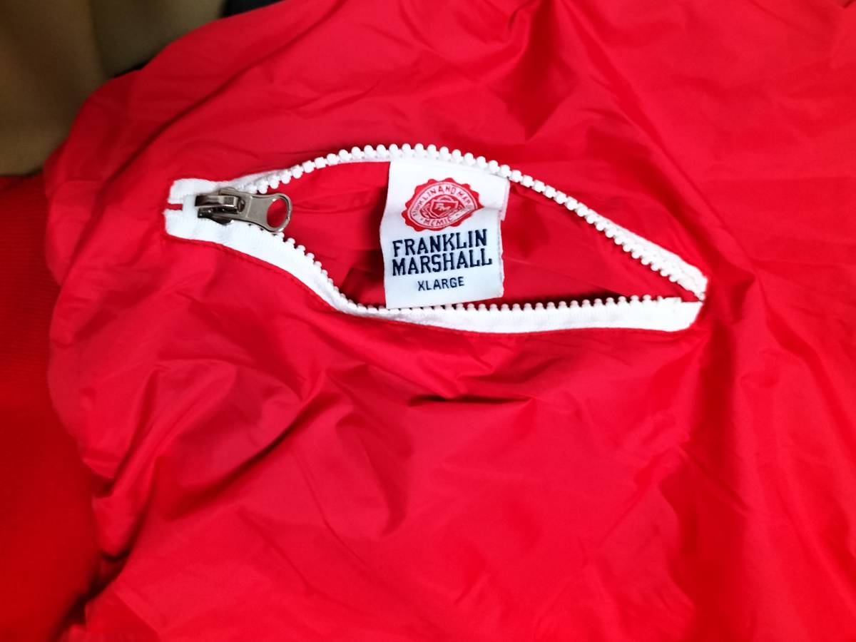 FRANKLIN MARSHALL リバーシブル フード ジャンパー XL フランクリンマーシャル パーカー ブルゾン 大きいサイズ_画像4