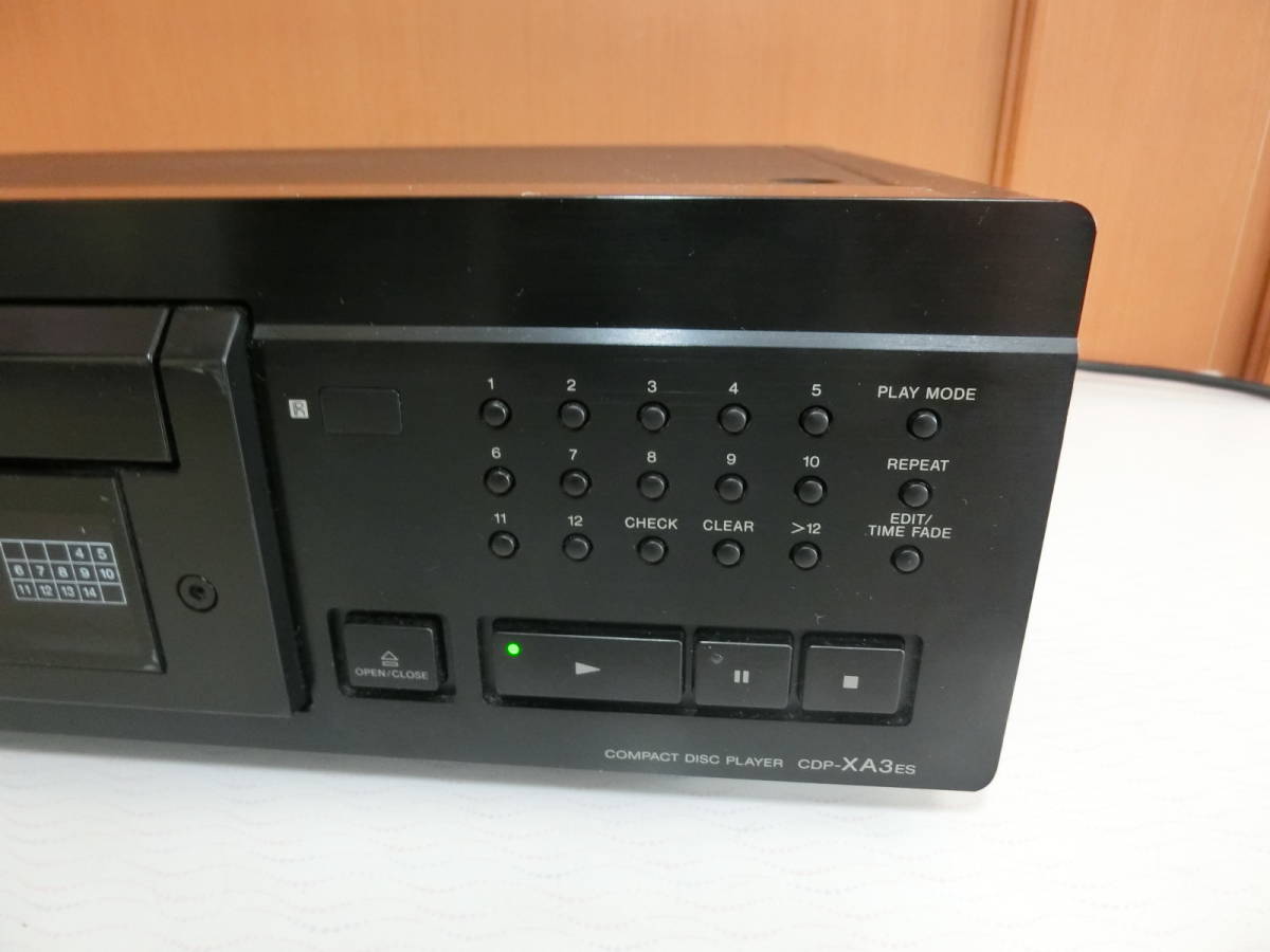 ソニー SONY　CDP-XA3ES　CDプレーヤー　_画像5