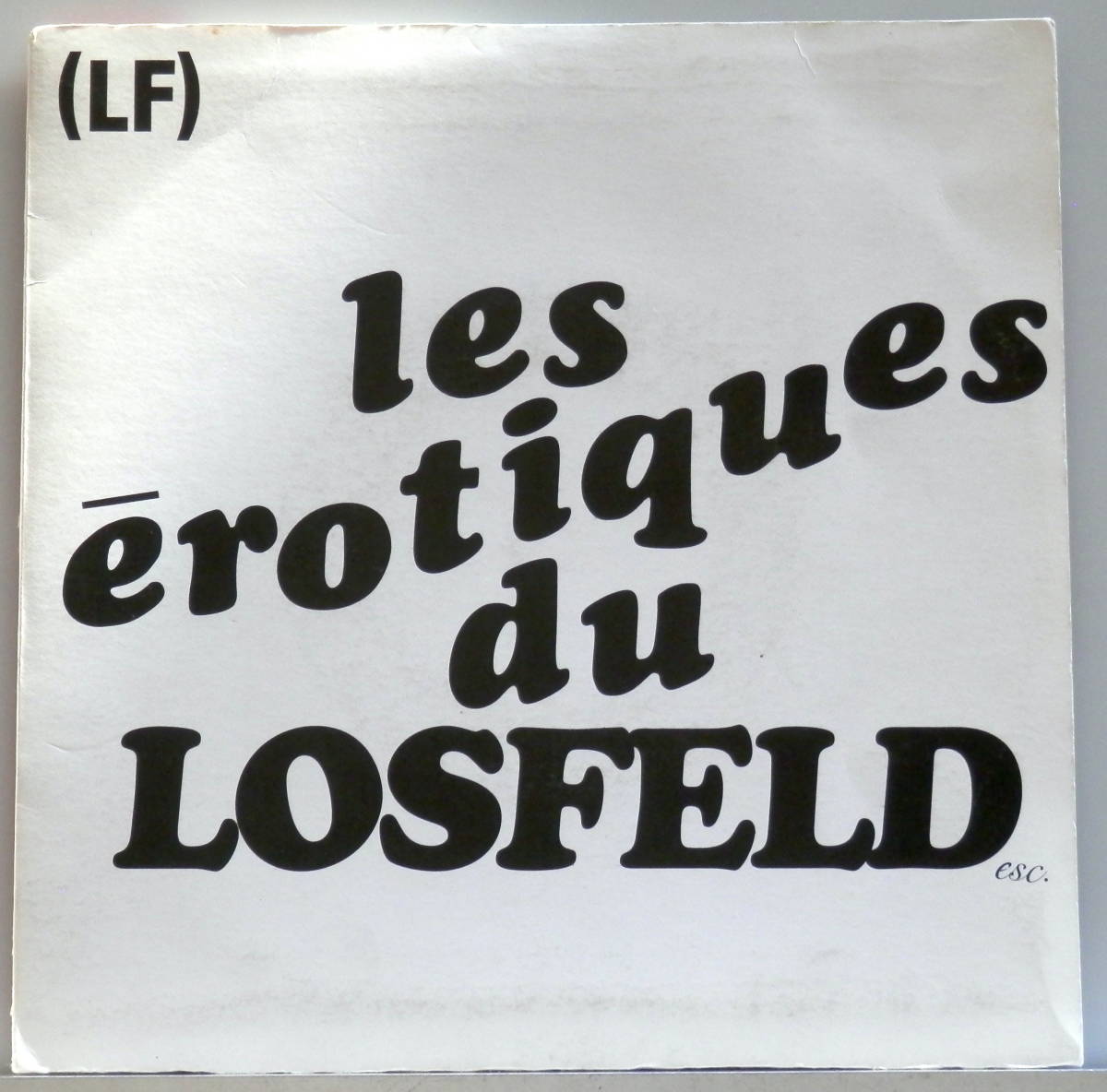 2000【EP】LOSFELD / Les Erotiques Du Losfeld (HOUSE/仲真史)_画像1