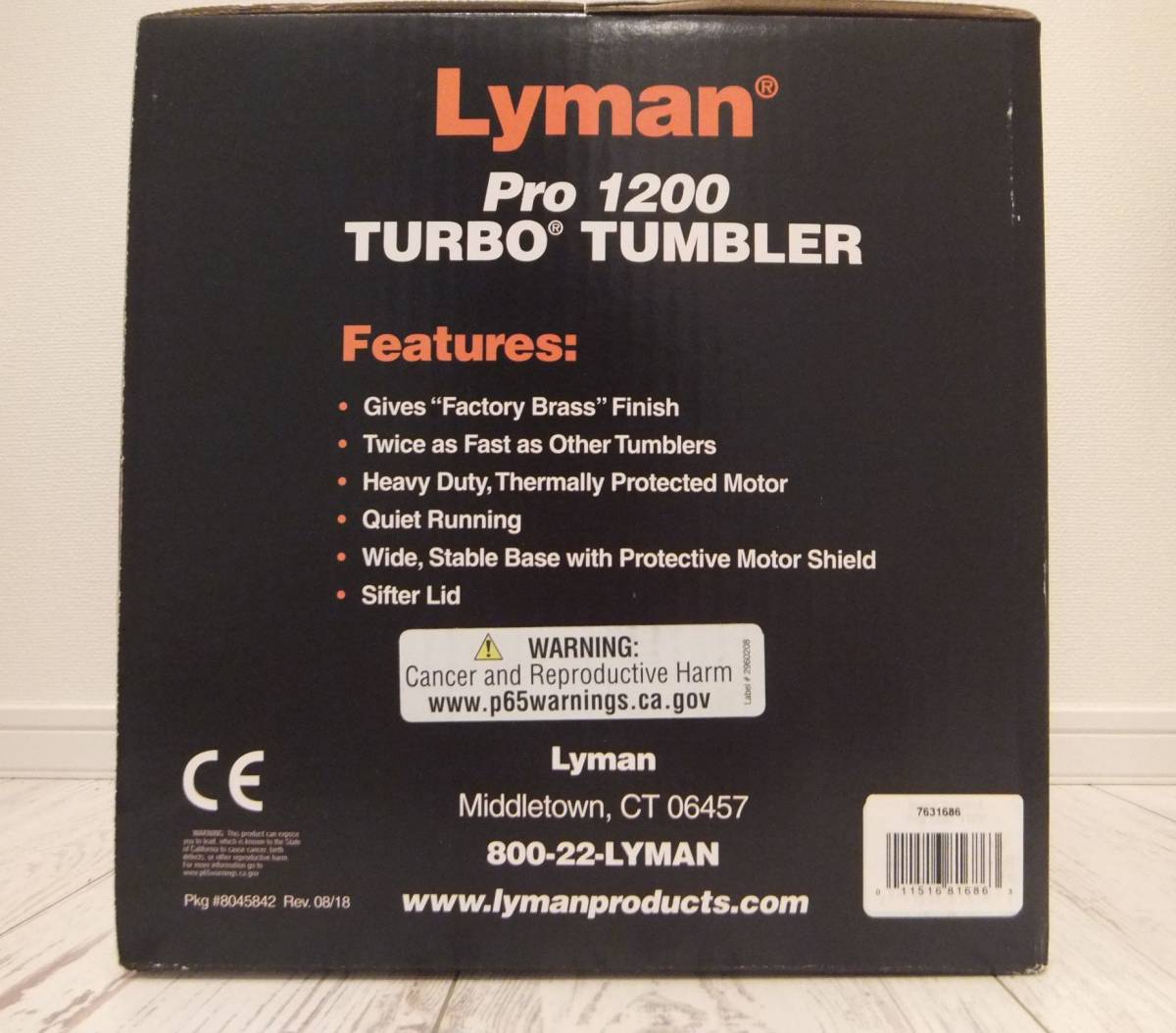 送料無料国内在庫 Lyman Pro 1200 Turbo Tumbler コーンコブメディア付き ライマン プロターボ タンブラー リローディング 射撃 狩猟_画像5