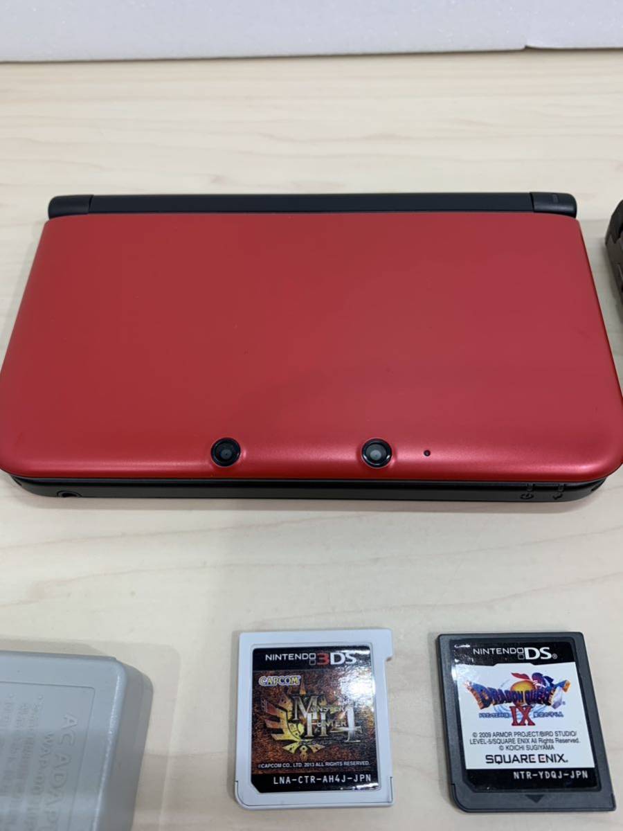 美品【動作確認済】任天堂 3DS LL + DS i LL +ソフト3本 初期化済 2台セット モンスターハンター4 ドラクエIX ファイナルファンタジーXⅡ_画像6