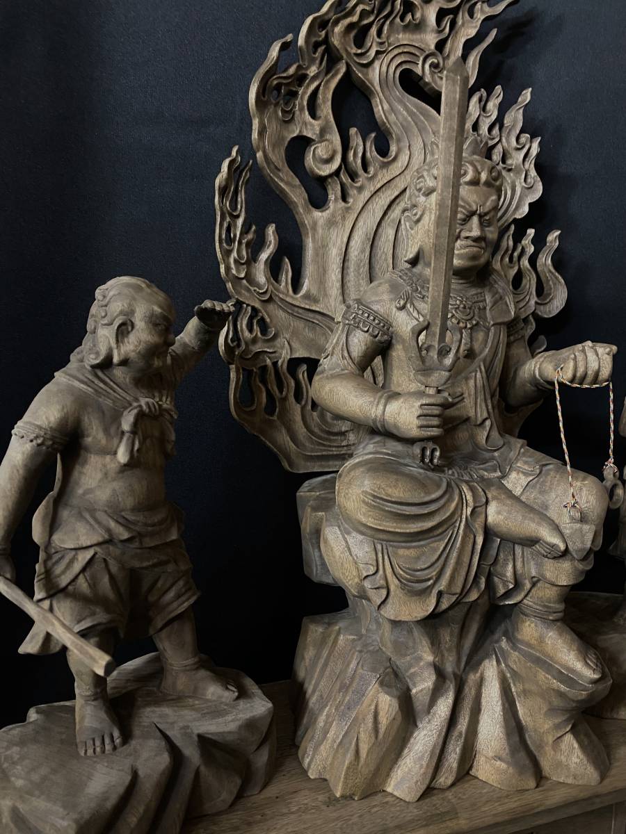 井波彫刻大型高70cm 仏教工芸品香樟材古美術時代彫刻木彫仏教精密彫刻 井波彫刻大型高70cm 仏教工芸品香樟材古美術時代彫刻木彫仏教精密彫刻
