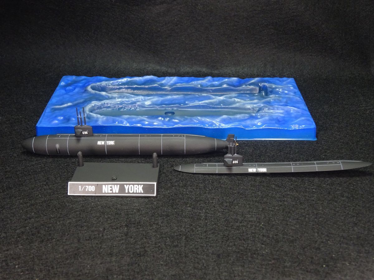 アリイ 1/700 アメリカ海軍 ロサンゼルス級 ニューヨーク 全塗装完成品_画像10