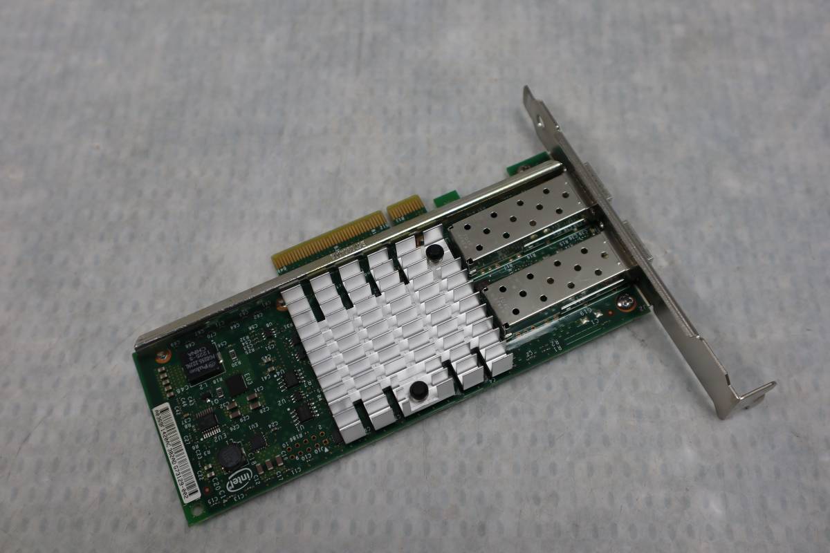 E5209 Y インテル X520-DA2 デュアル ポート SFP PCIe ネットワーク アダプター ハイプロファイル デル P/N: 0XYT17_画像1