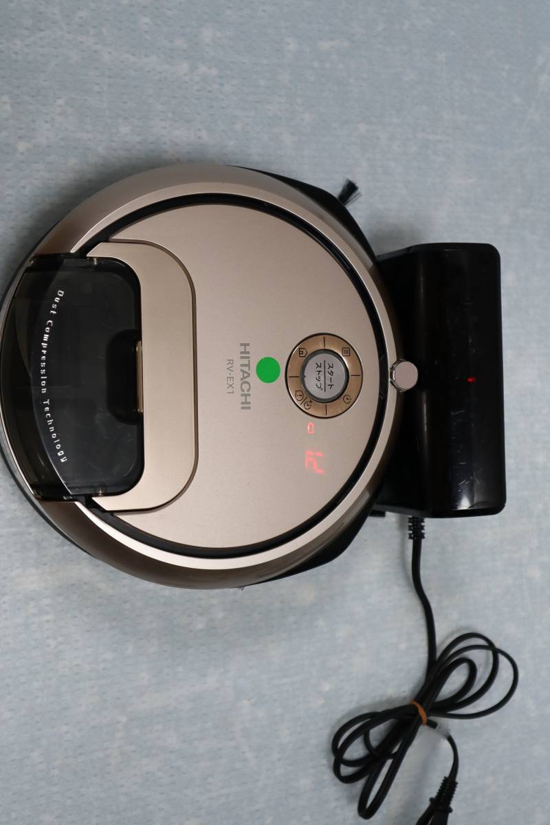 E3446 & HITACHI Hitachi robot cleaner Mini maru RV-EX1 robot vacuum cleaner 19 year made 