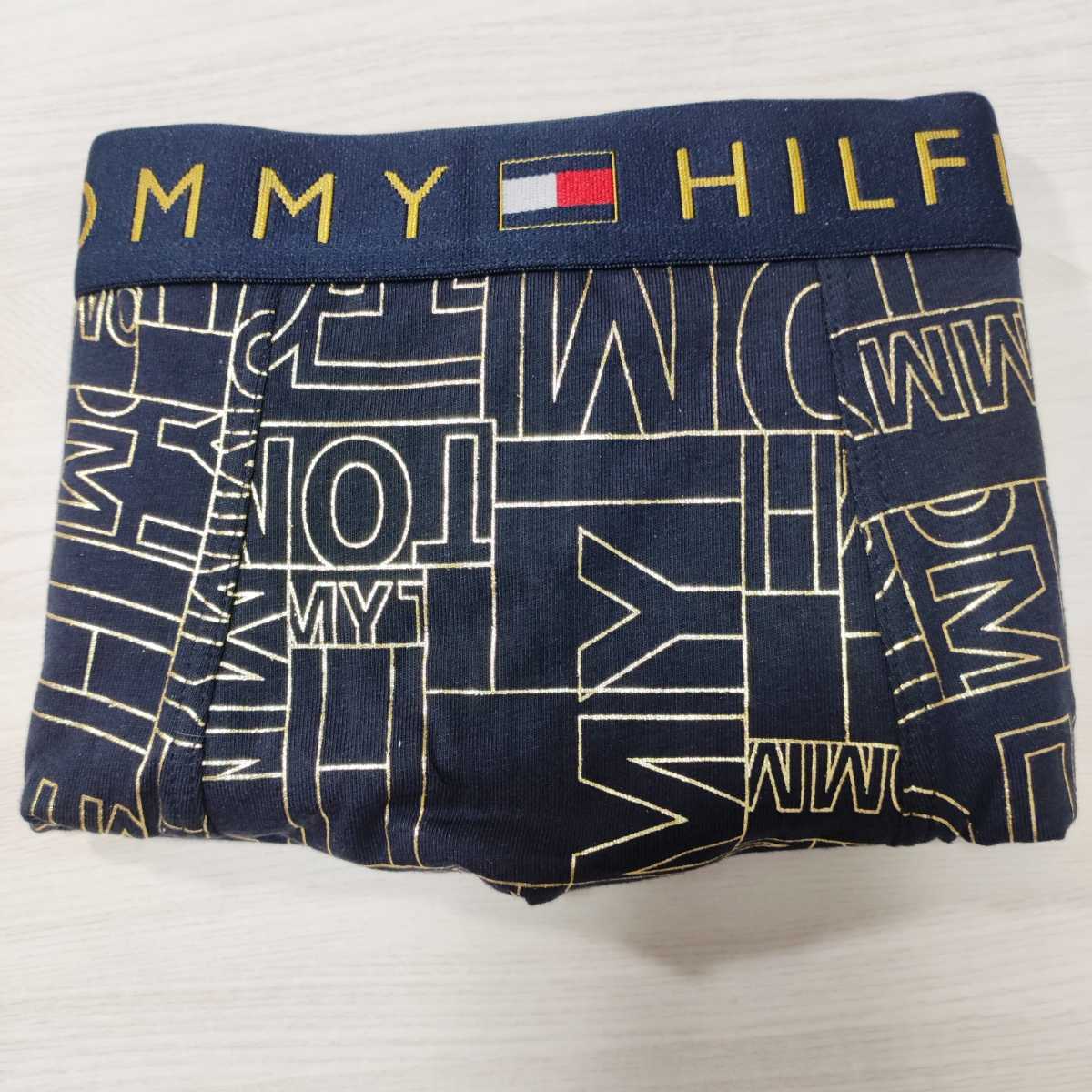 TOMMY HILFIGER トミーヒルフィガー TOMMY ORIGINAL HOLIDAY オーガニックコットン 前閉じ ボクサーパンツ 53311966 ミッドナイトブルー M_画像2