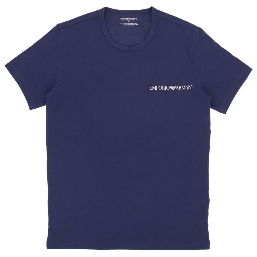 EMPORIO ARMANI エンポリオアルマーニ CORE LOGOBAND コアロゴバンド 半袖 Tシャツメンズ 2枚組 54037177 ホワイトネイビーセット M_画像3