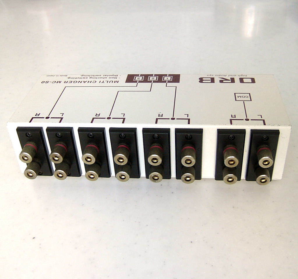 完動 良好 保証 ORB MC-S0 高品質 スピーカー アンプ セレクター 完動 良好 保証 ORB MC-S0 高品質 スピーカー アンプ セレクター