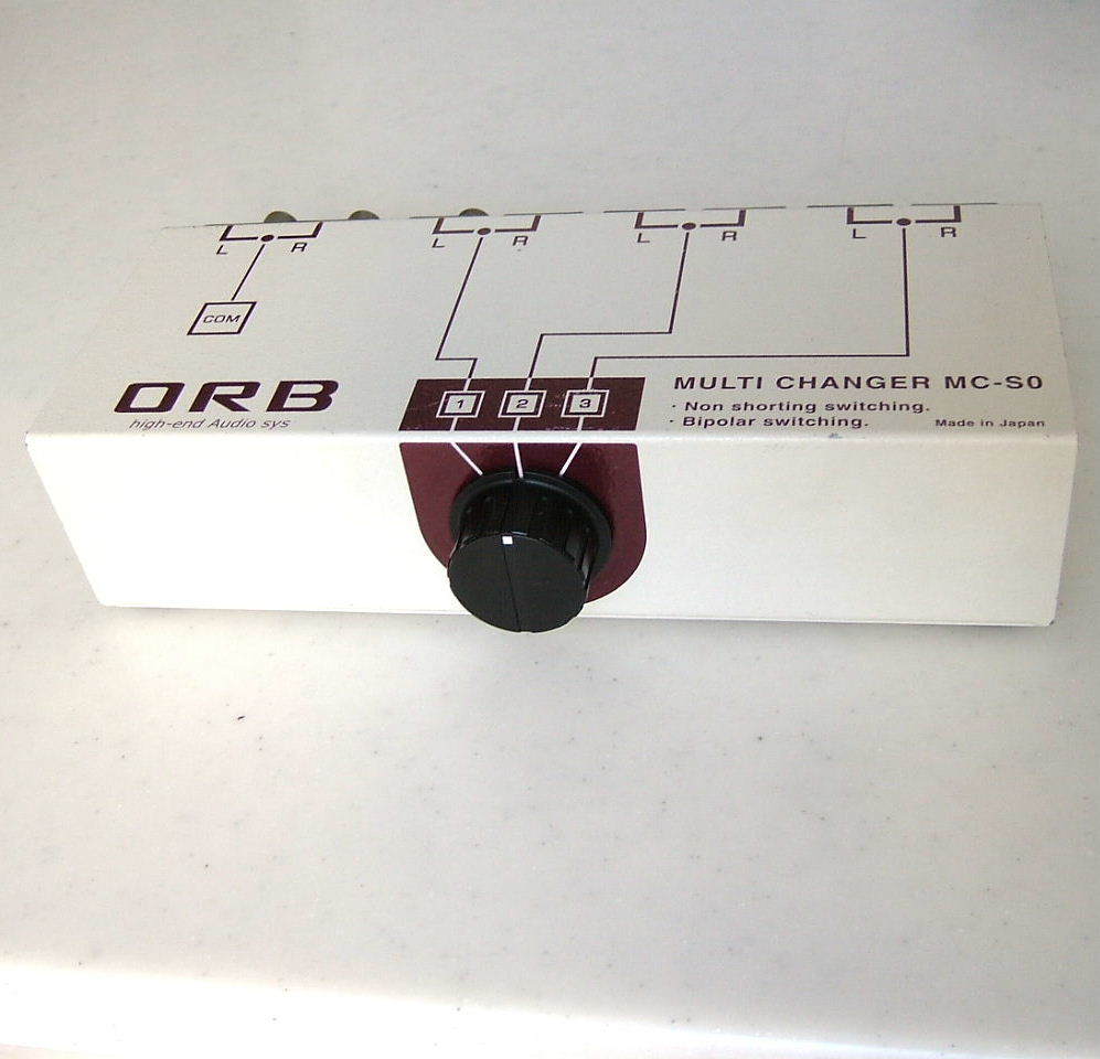 完動 良好 保証 ORB MC-S0 高品質 スピーカー アンプ セレクター 完動 良好 保証 ORB MC-S0 高品質 スピーカー アンプ セレクター