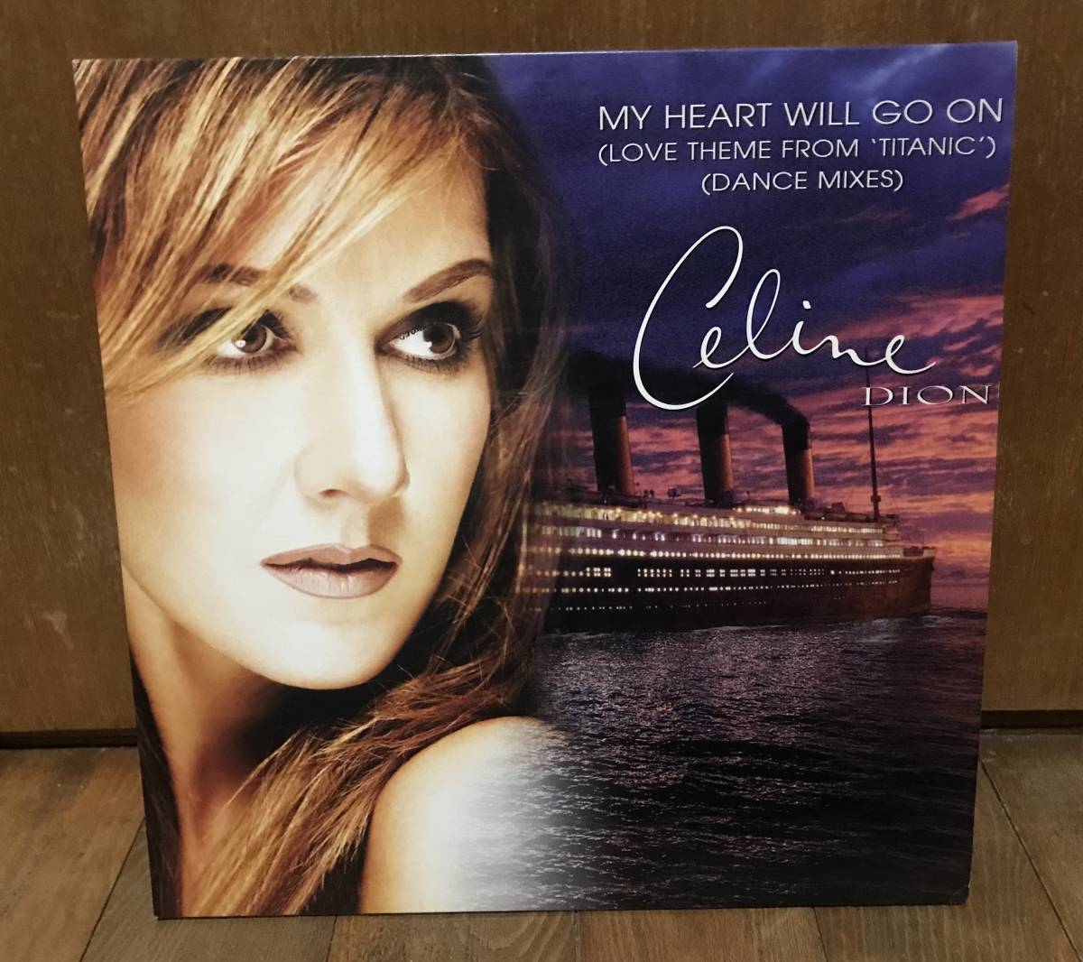 アナログ盤 セリーヌ・ディオン My Heart Will Go On(Love Theme From 'Titanic')(Dance Mixes)CELINE DION タイタニック レコード_画像1