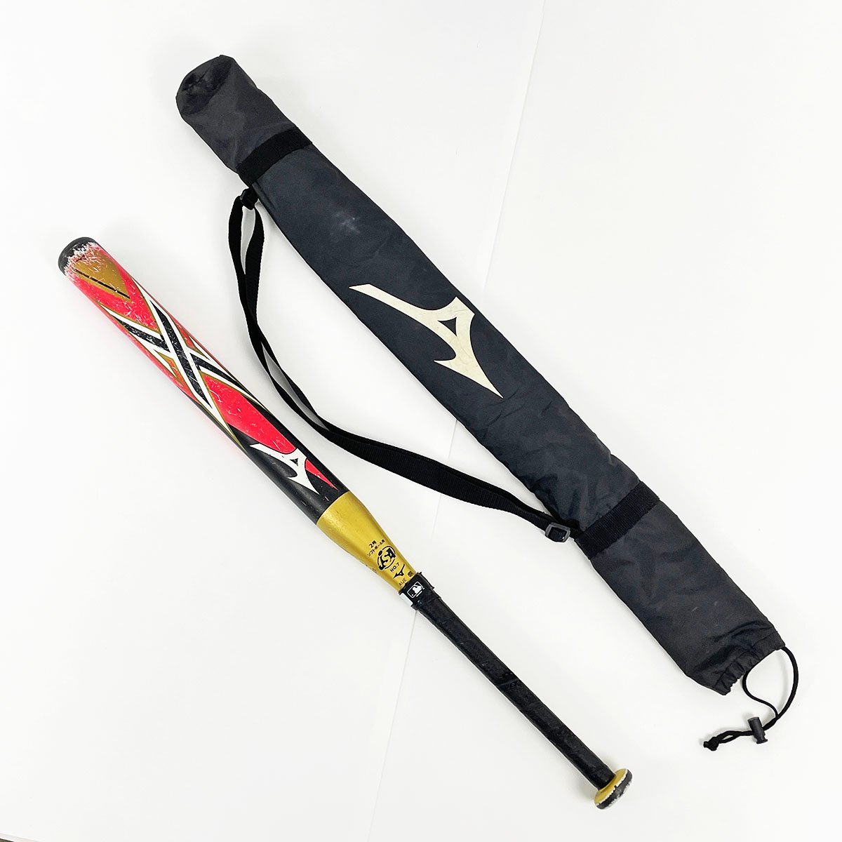 ミズノ mizuno エックス Xソフトボール2号 80cm 1CJFS615 バット 野球 [N6983]_画像1