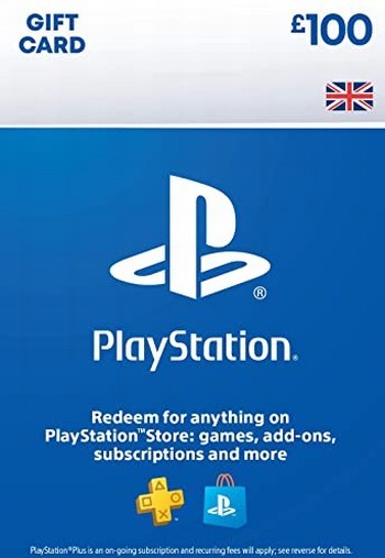 PSN ￡100ポンド UK版 プレイステーションネットワークカード イギリス コード 即決_画像1