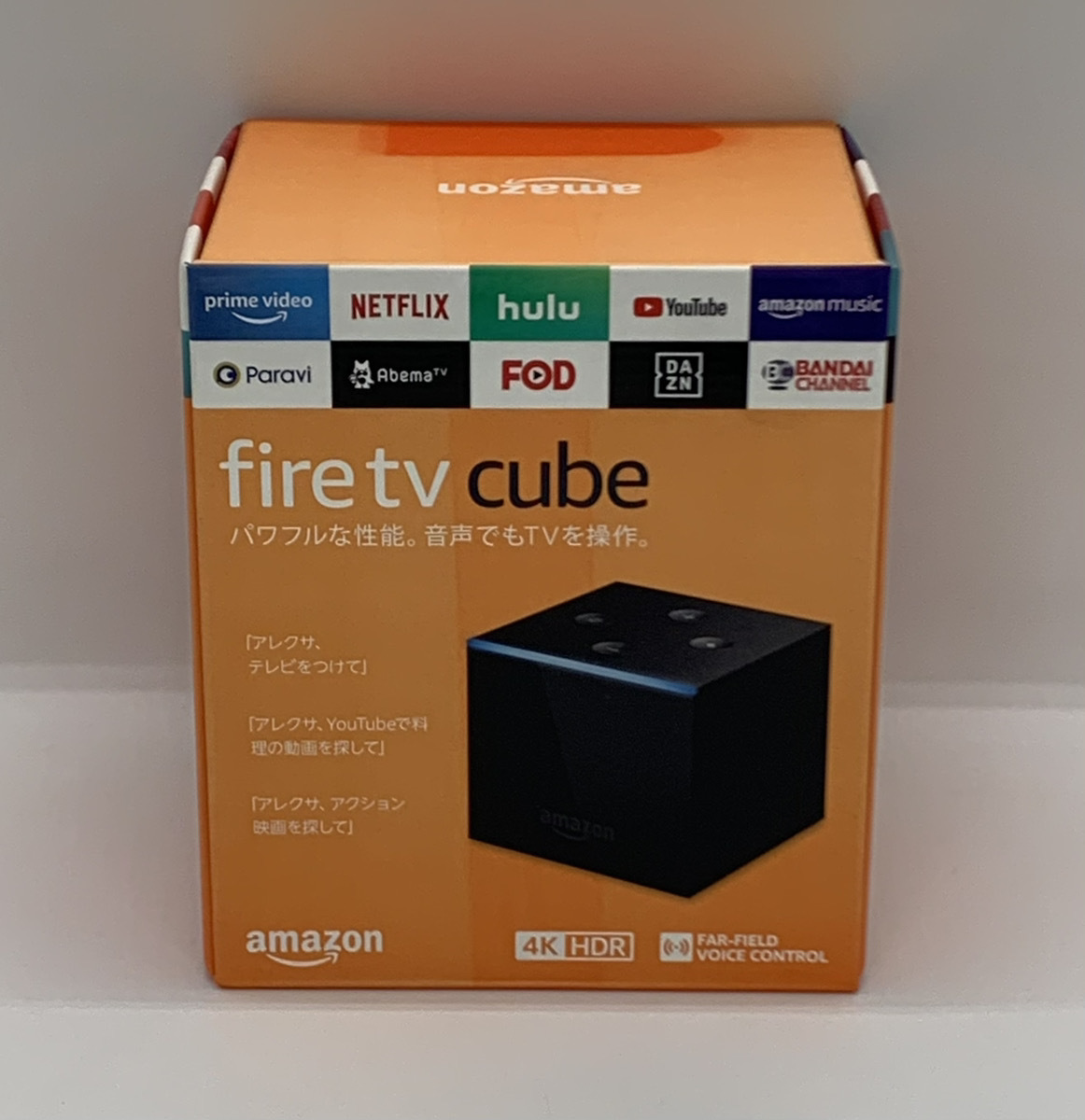 □ Fire TV Cube 4K HDR対応Alexa対応音声認識リモコン付属