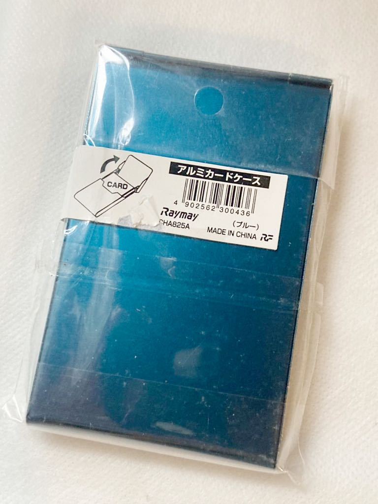 ◆ レイメイ藤井 【Raymay】 アルミ 縦型カードケース（名刺入れ） ブルー （CHA825A） ◆の画像2