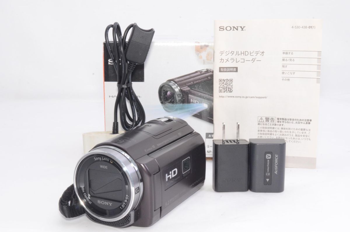 【激安大特価！】  SONY ソニー ビデオカメラ #2311092A HDR-PJ540/T ブラウン 内蔵メモリ32GB PJ540 Handycam ソニー