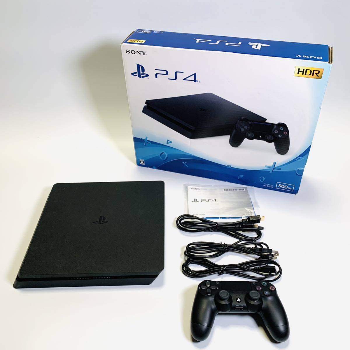 SONY PS4本体 プレステ4 ジェットブラック PlayStation4 CUH-2200 500GB 動作確認済プレイステーション4 BLACK