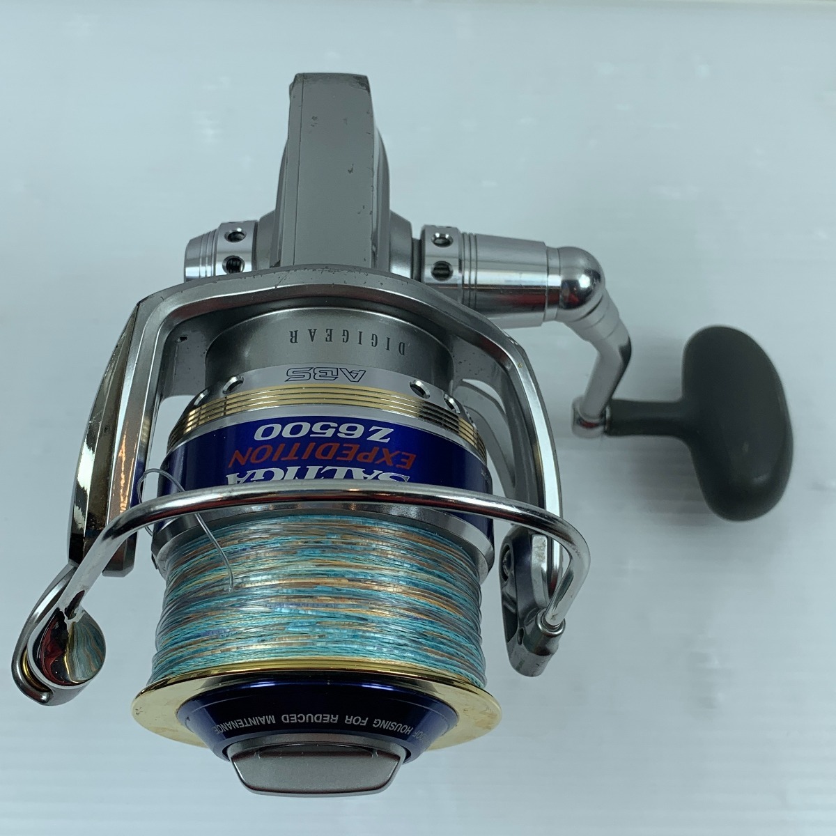 ττ DAIWA ダイワ リール スピニングリール 替えノブ付 ソルティガ ボディ6000GT スプールZ6500EXP 058959 やや傷や汚れあり_画像6