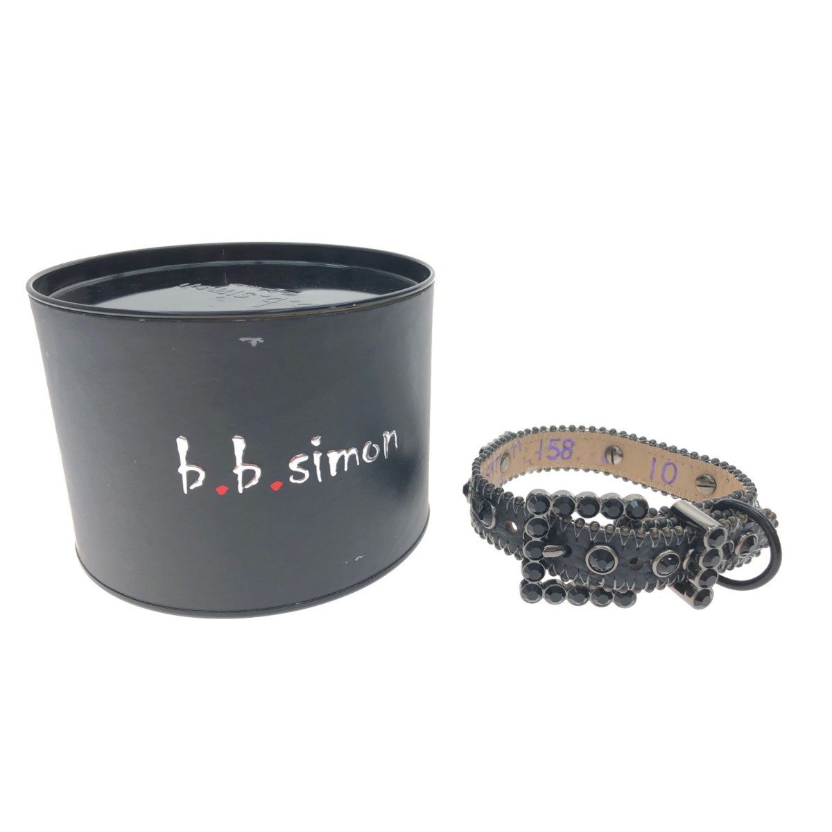 ▼▼【1円スタート】 Supreme シュプリーム 犬用首輪 b.b.simon DOG COLLAR スワロフスキー クリスタル S やや傷や汚れあり_画像1