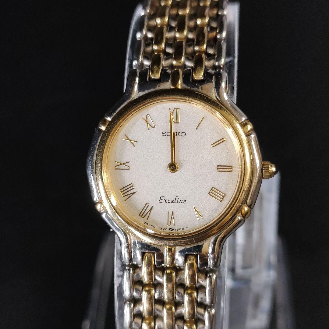 極美品【稼働品】SEIKO セイコー エクセリーヌ ゴールド 極美品【稼働品】SEIKO セイコー エクセリーヌ ゴールド