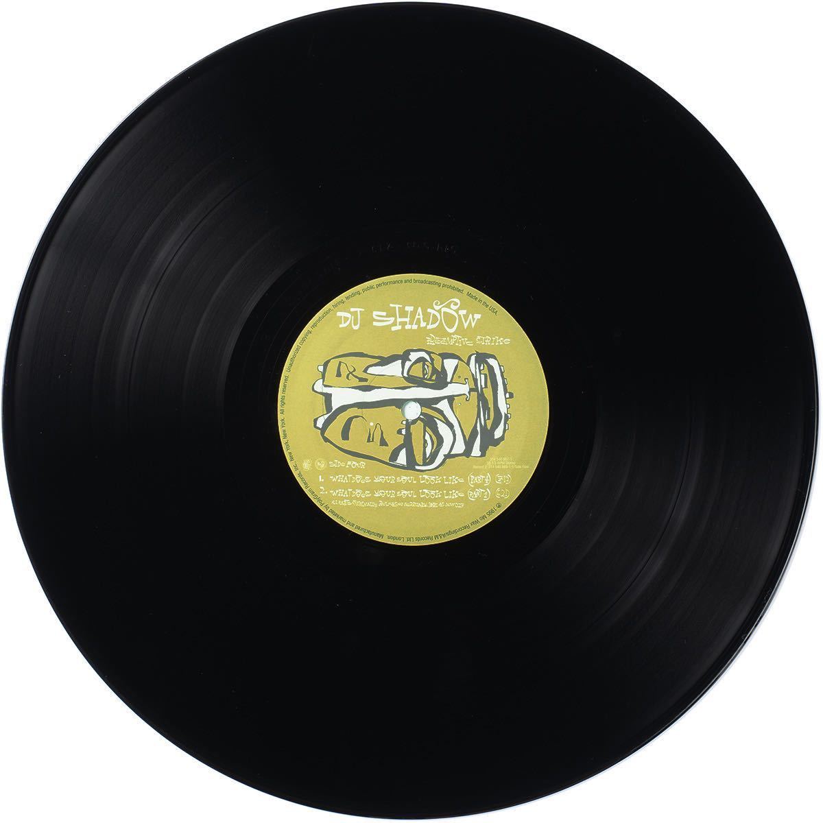 US盤 DJ Shadow Preemptive Strike LP レコード_画像9