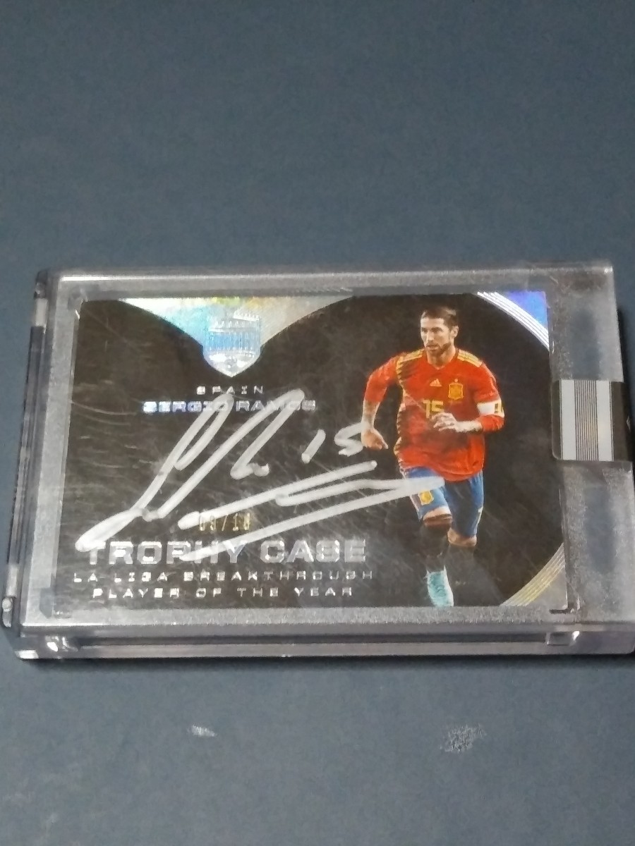 2018PANINI EMINENCE SOCCER SERGIO RAMOS AUTOGRAPH CARD セルヒオラモス 直筆サインカード_画像1