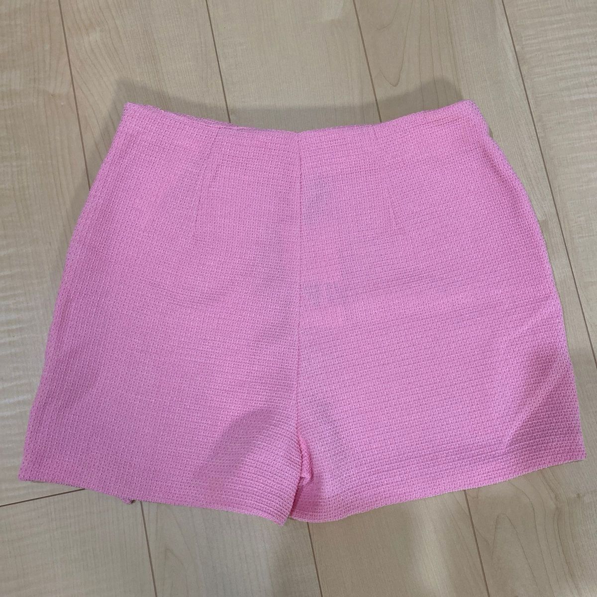 ZARA ショートパンツ　ピンク　M