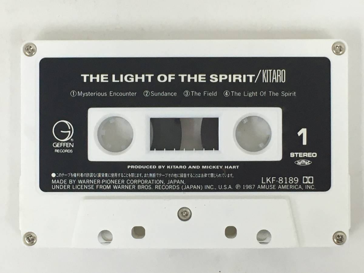 ■□S528 喜多郎 KITARO THE LIGHT OF THE SPIRIT ザ・ライト・オブ・ザ・スピリット カセットテープ□■_画像6