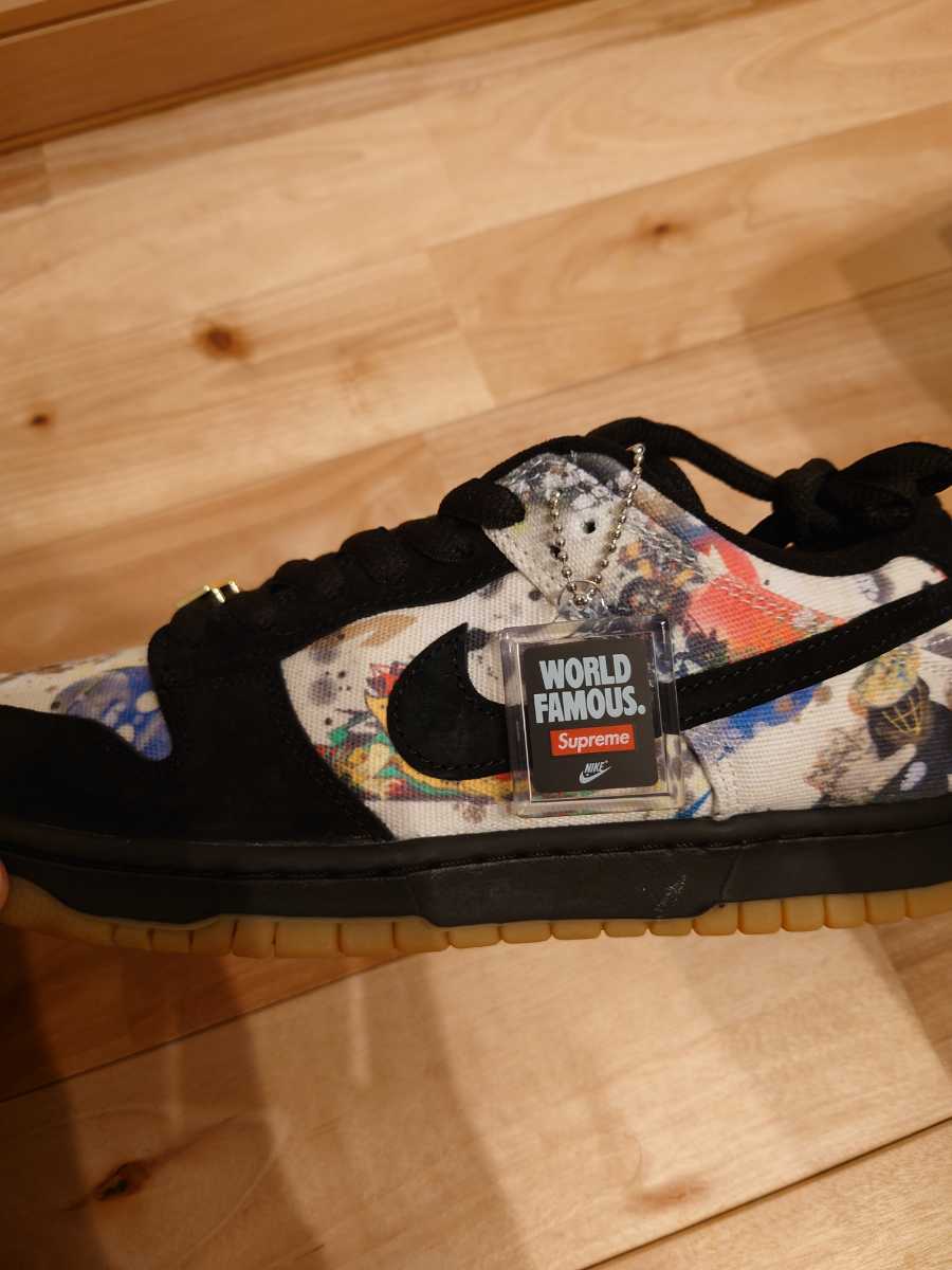 26.5cm SUPREME × SB DUNK LOW &#34;RAMMELLZEE&#34; FD8778-001 US8.5 シュプリーム ラメルジー　ダンクSB