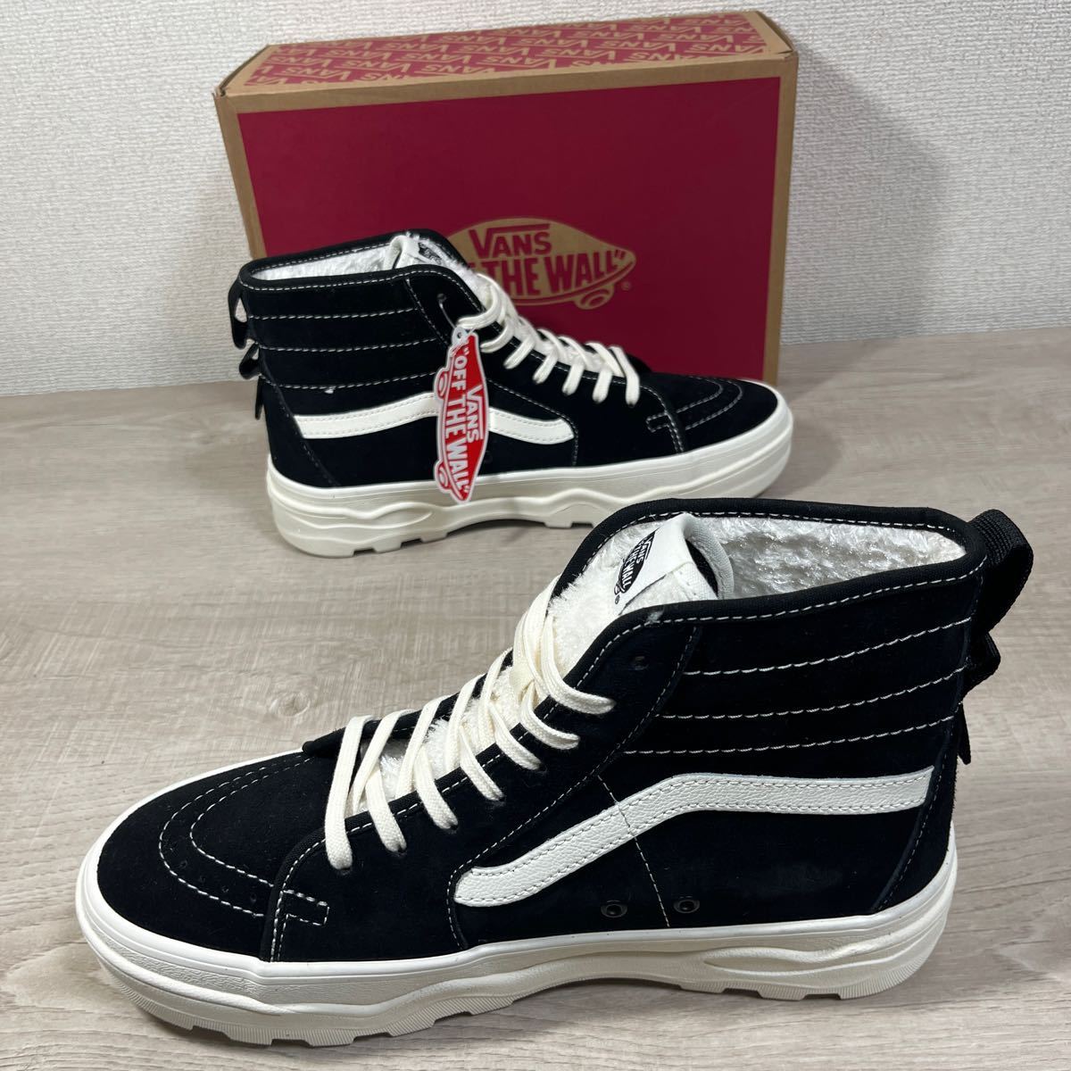 1円スタート売切り 新品未使用 vans バンズ SENTRY SK8-HI WC スケハイ スケートハイ ブーツ 天然皮革 ブラック USA企画 27cm 完売品_画像4