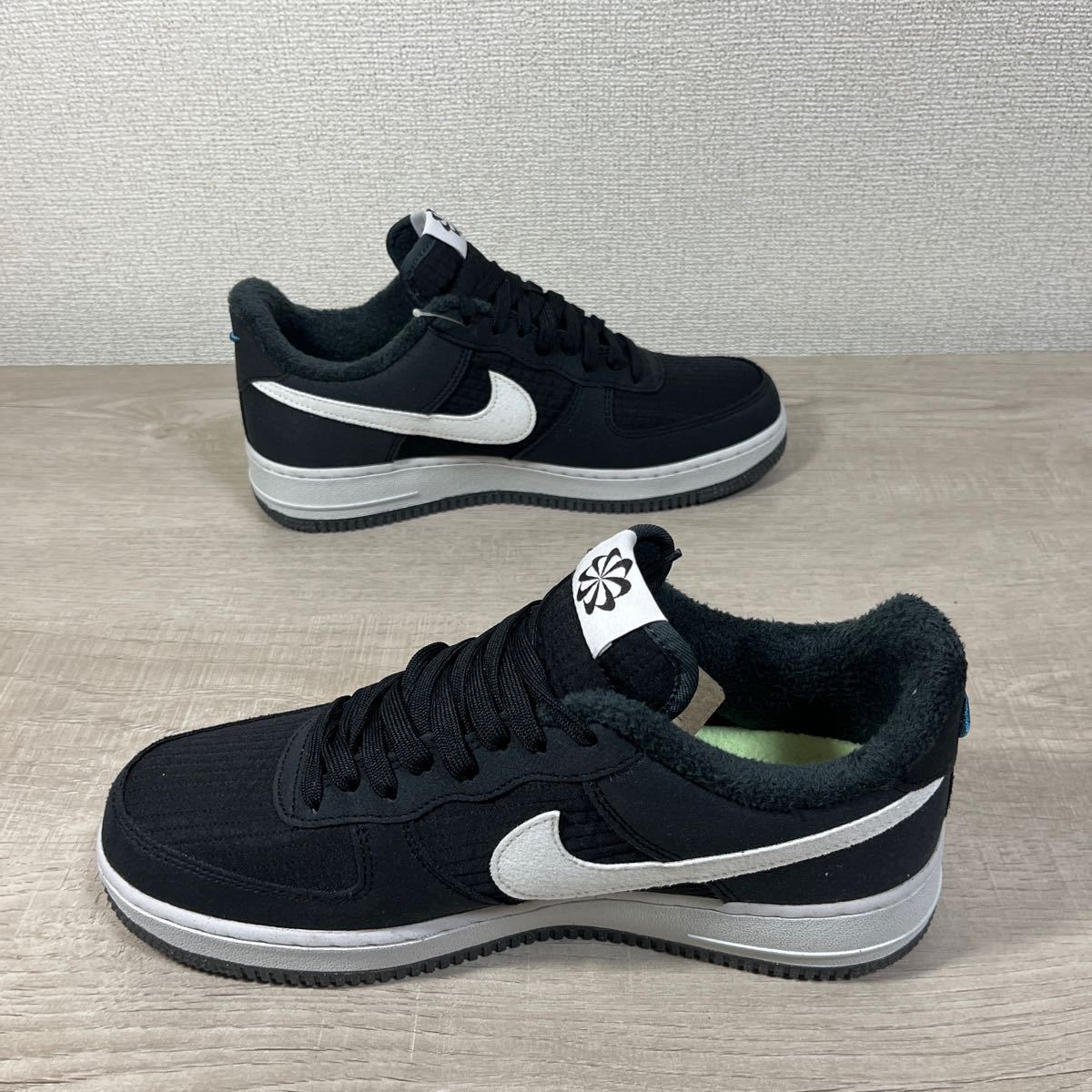 1円スタート売切り 新品未使用 ナイキ AIR FORCE 1 LOW TOASTY DC8871-001 エアフォース1 ロー トースティ スニーカー 26cm ブラック_画像4