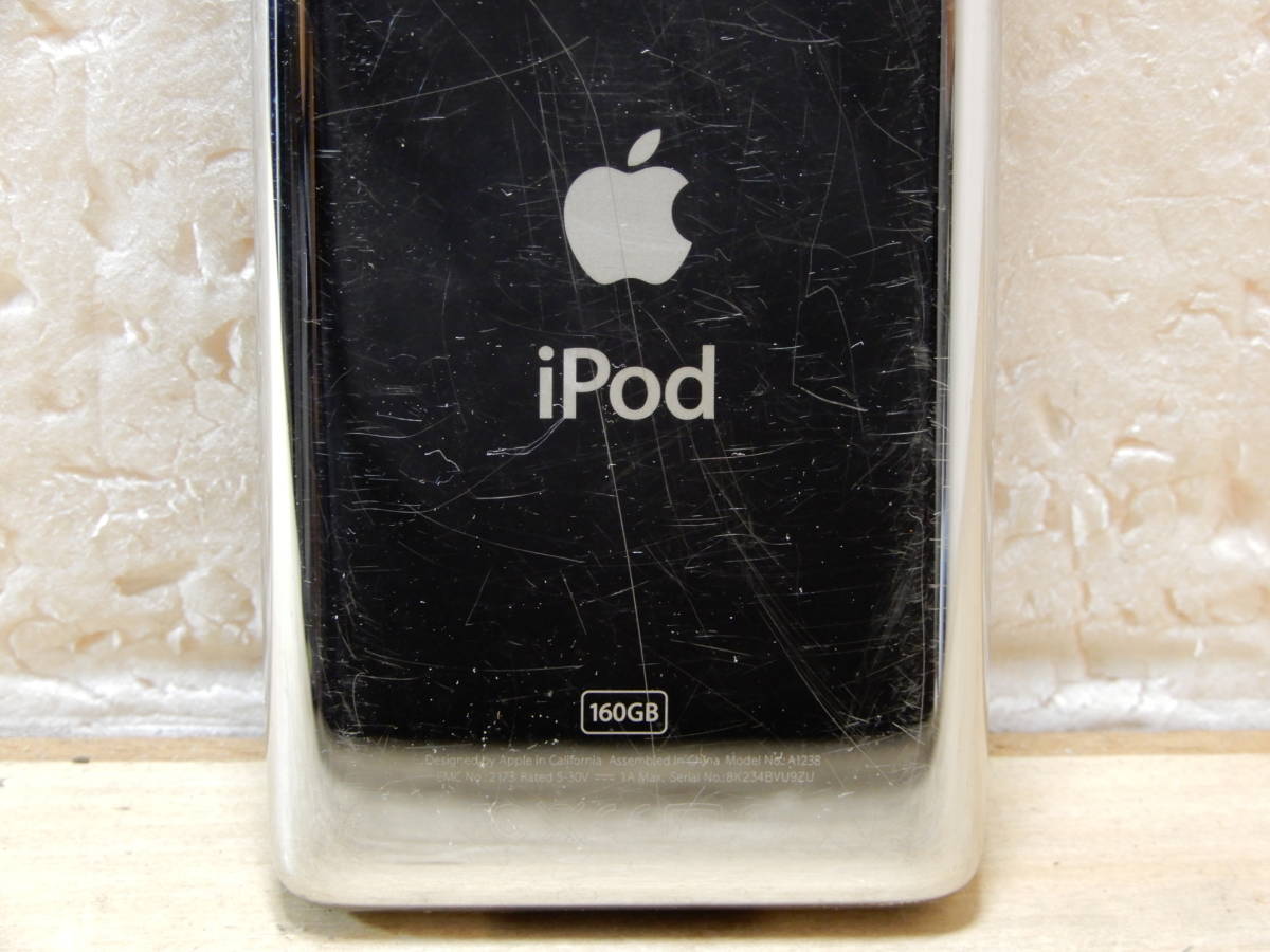 U2709★\１～Aplle/アップル　家庭用　iPod　classic/デジタルオーディオプレイヤー　160GB　model:A1238_画像6