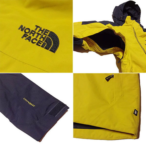 新品 THE NORTH FACE FOURBARREL JKT ザ ノースフェイス メンズ ジャケット イエロー アウトドア マウンテン サンプルモデル M 正規品_画像4