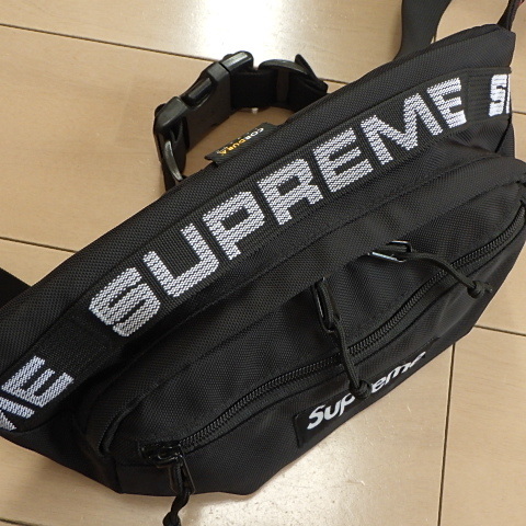 ★ 18SS Supreme シュプリーム Waist Bag ウエストバッグ ショルダーバッグ ボディーバッグ バッグ box logo ボックスロゴ ブラック黒/GSGC_画像5