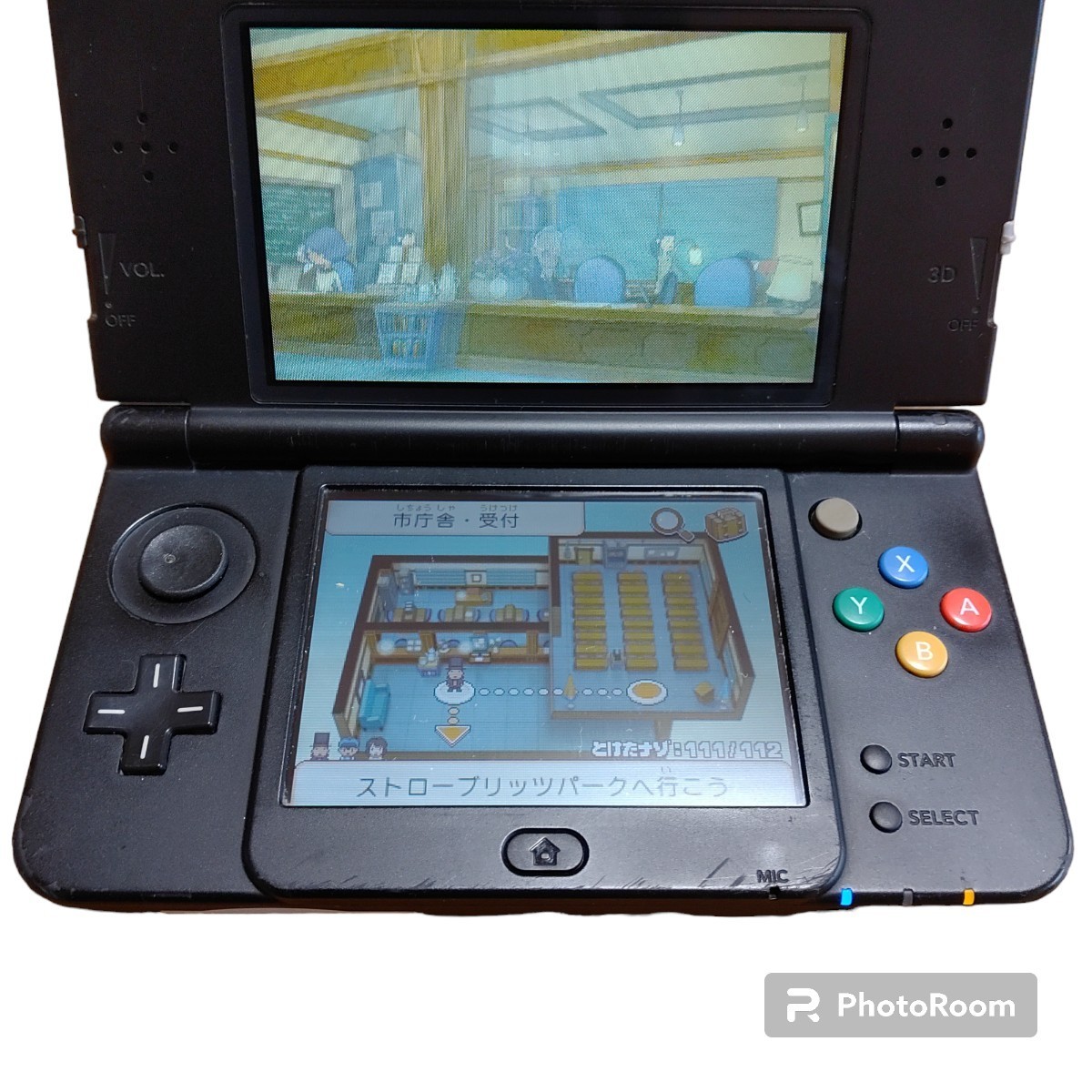 【ゲームプレイ.3D表示OK/SDカード付き・送料無料】任天堂/ニンテンドー　newNintendo3DS/newニンテンドー3ds New3DS  本体　ブラック