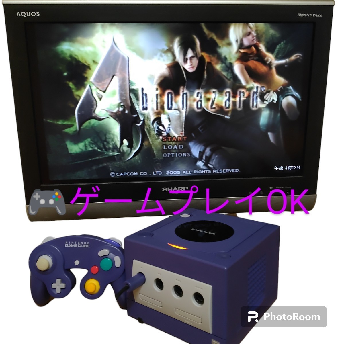 Nintendo/任天堂 GAMECUBE/ゲームキューブ本体一式 バイオレット Nintendo/任天堂 GAMECUBE/ゲームキューブ本体一式 バイオレット