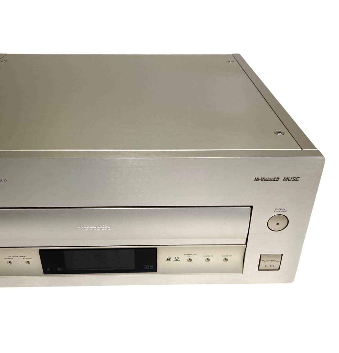 【最高級品】＜外観良好＞ PIONEER パイオニア LDプレイヤー Hi-VisionLD HLD-X9 CU-HLD003_画像3