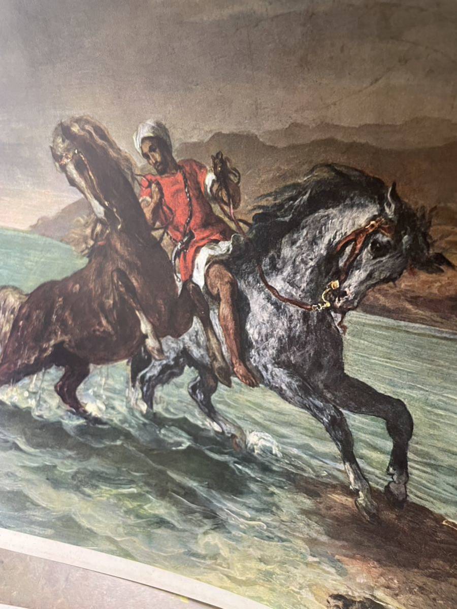 EUGNE DELACROIX ウージェーヌ・ドラクロア 海から上る馬_画像3