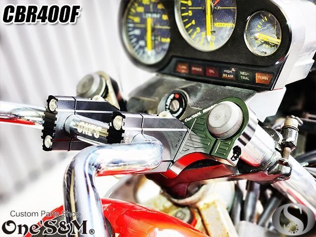 D6-22 CNC アルミ 削り出し 35π車対応 ハンドル クランプ ハンドルホルダー VF400F インテグラ VT250FC VT250FE MC08 VTZ250 汎用_画像5