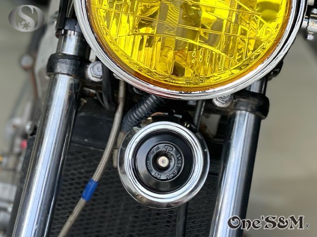 K11-3B DC12V メッキホーン CBX400F/550F CBR400F CB250T/N CB400T/N/D ホーク2 スーパーホーク3 VT250 VTZ250 スティード400/600 汎用_画像7