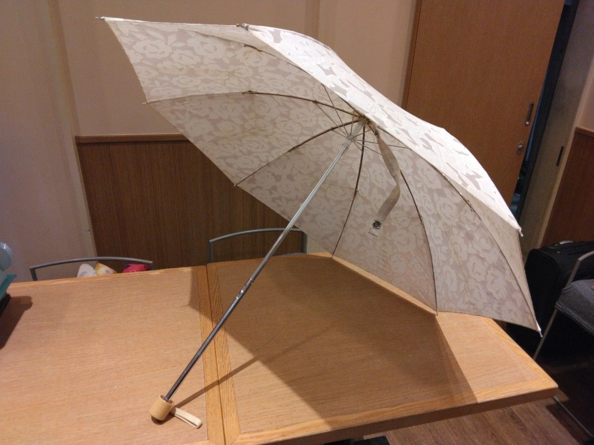 《中古》レディース 折りたたみ傘 60㎝ 日傘 c130/60