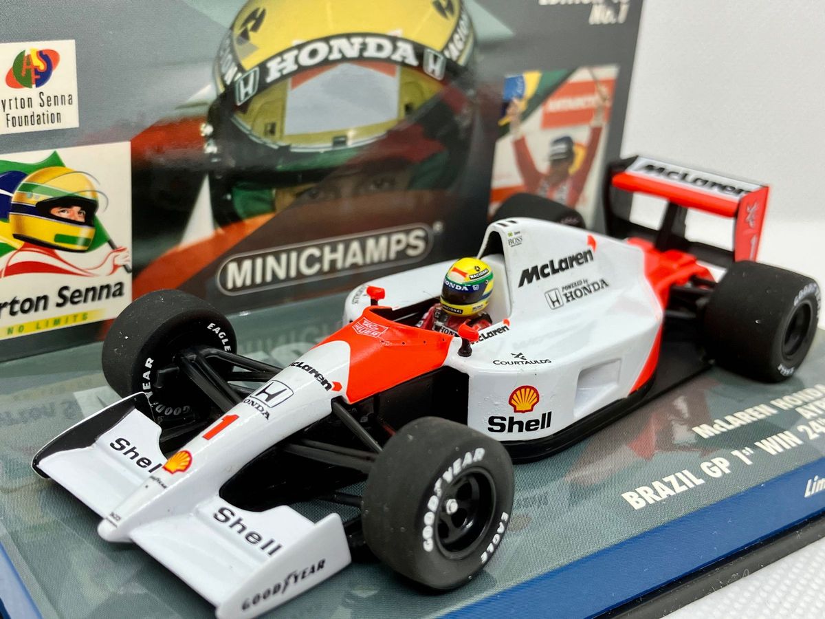 1/43 マクラーレン ホンダ MP4/6 A セナ 1991 ブラジルGP 母国初 1/43 マクラーレン ホンダ MP4/6 A セナ 1991 ブラジルGP 母国初