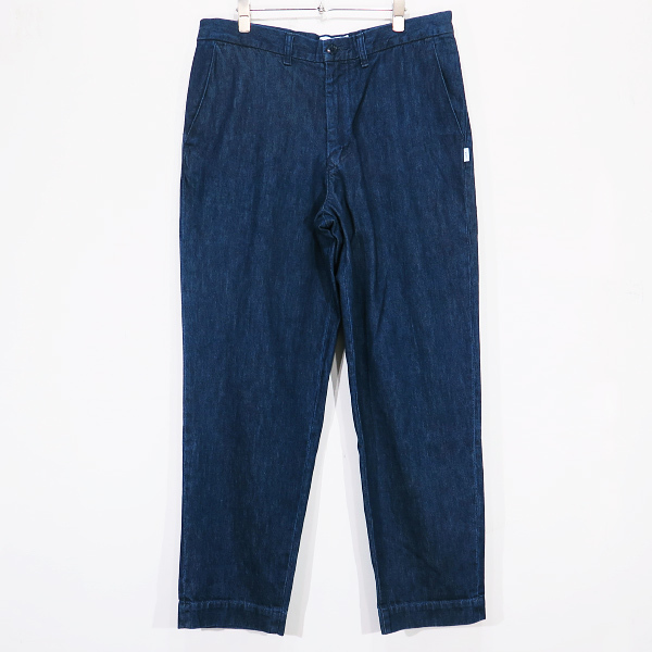 WTAPS ダブルタップス 23SS WRKT2002/TROUSERS/COTTON.DENIM 231BRDT-PTM11 トラウザーズ コットン デニム パンツ インディゴ noz_画像1