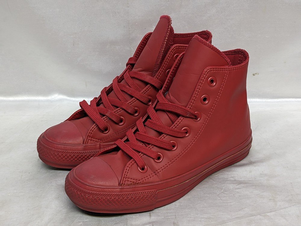 CONVERSE コンバース ALL STAR 100 WR SL HI オールスター 100周年 ハイカットスニーカー 耐水 サイズ：23cm カラー：レッド_画像1