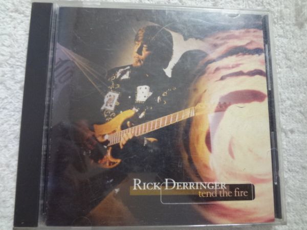 RICK DERRINGERリックデリンジャー オリジナルアルバムCD「tend the fire 炎のように...」国内盤!!_画像1