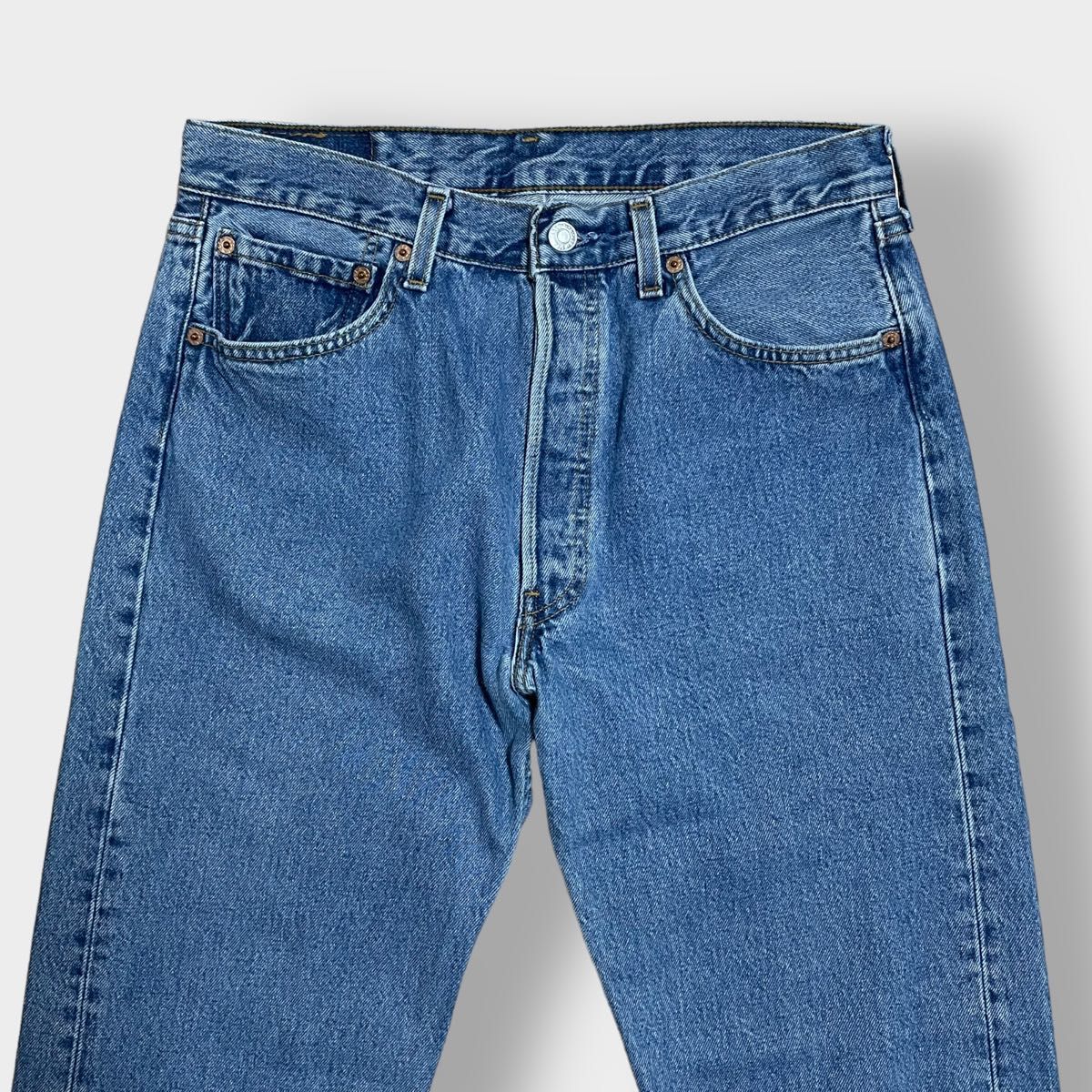 LEVI'S】90s USA製 501 デニム ジーンズ ジーパン W33 ボタン裏 LEVI'S】90s USA製 501 デニム ジーンズ ジーパン W33 ボタン裏