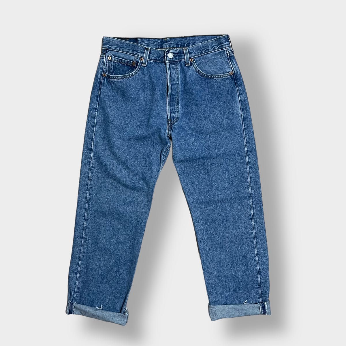 LEVI'S】90s USA製 501 デニム ジーンズ ジーパン W33 ボタン裏 LEVI'S】90s USA製 501 デニム ジーンズ ジーパン W33 ボタン裏